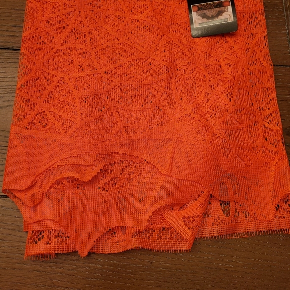 Set of 2 Orange Lace Halloween Bat Swag - Picture 3 of 3